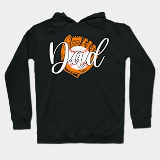 Dad Baseball Design Hoodie